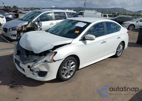 2013 Nissan Sentra Sr z USA, uszkodzony, nr VIN 3N1AB7AP1DL622380